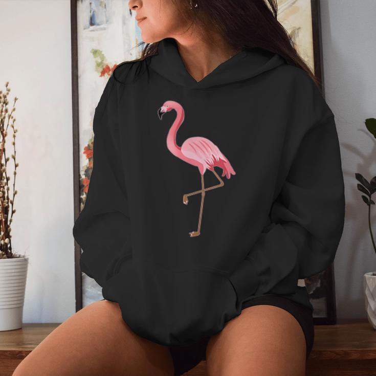 Flamingo Pocket Pink Flamingo Logo Kapuzenpullover für Damen Geschenke für Sie