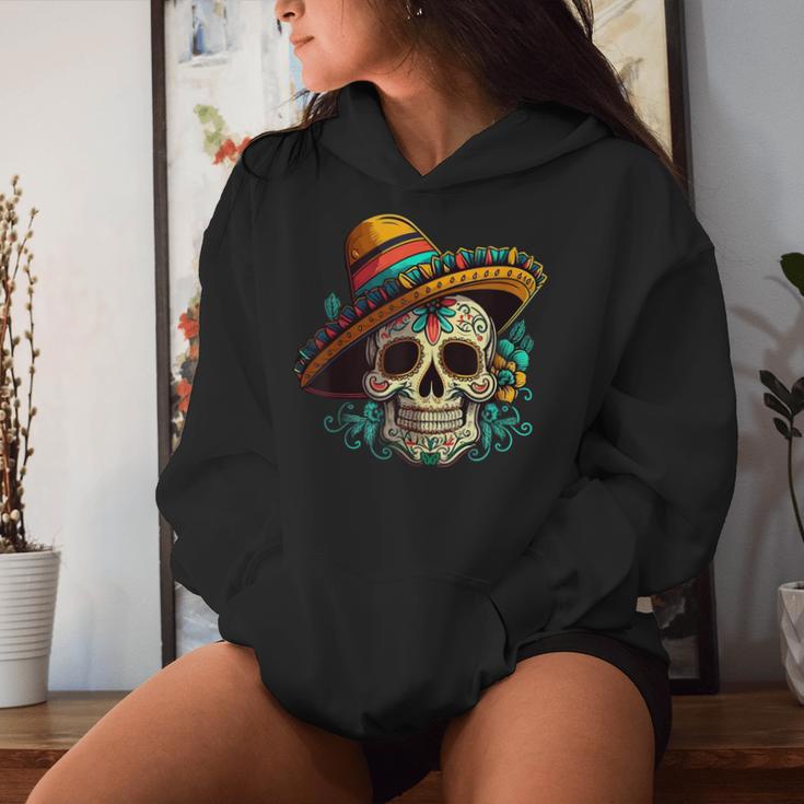 Flower Sugar Skull Cinco De Mayo Mexican Dia De Los Muertos Kapuzenpullover für Damen Geschenke für Sie