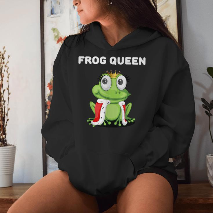 Frog Queen Girls' Frog Women's Frog Kapuzenpullover für Damen Geschenke für Sie