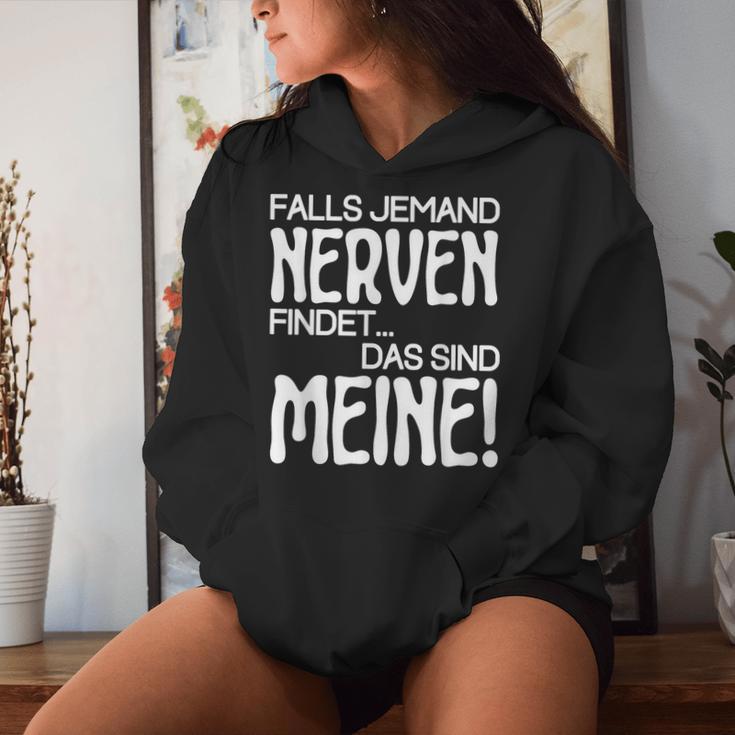 Slogan Falls Someone Meine Nerven Findet Kapuzenpullover für Damen Geschenke für Sie