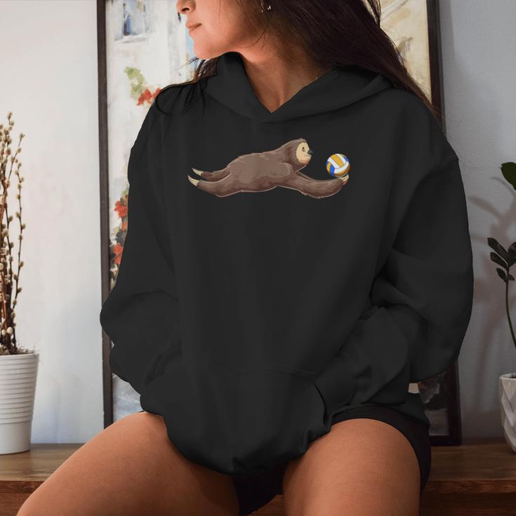 olleyball Sloth -Olleyball Beacholleyball Kapuzenpullover für Damen Geschenke für Sie