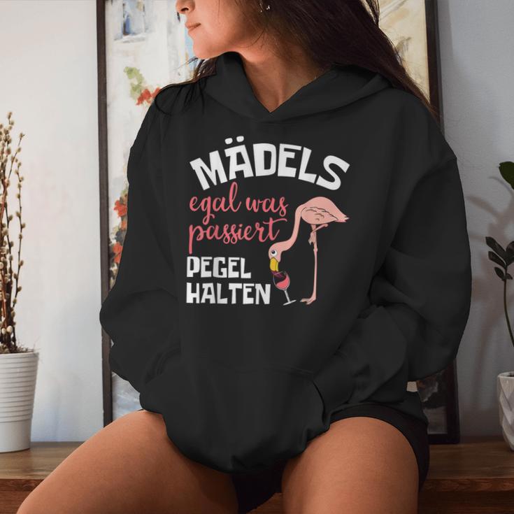 Girls Egal Was Passed Pegel Halten Flamingo Jga Party S Kapuzenpullover für Damen Geschenke für Sie