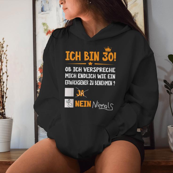 Ich Bin 30 Jahre Adult Birthday S Kapuzenpullover für Damen Geschenke für Sie