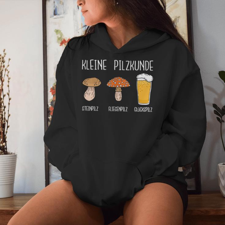 Kleine Pilzkunde Glückspilz Beer Kapuzenpullover für Damen Geschenke für Sie