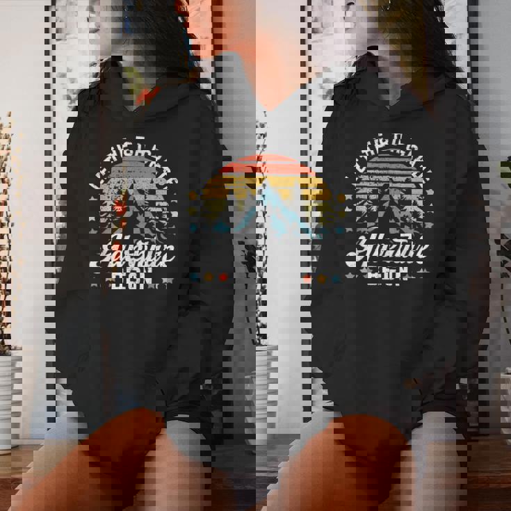 Let The 8Th Grade Adventure Begin Back To School Teachers Women Hoodie Gifts for Her