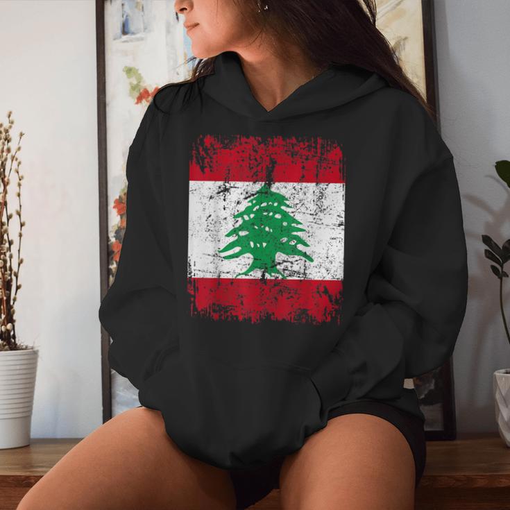 Libanon Flag For And Women Kapuzenpullover für Damen Geschenke für Sie