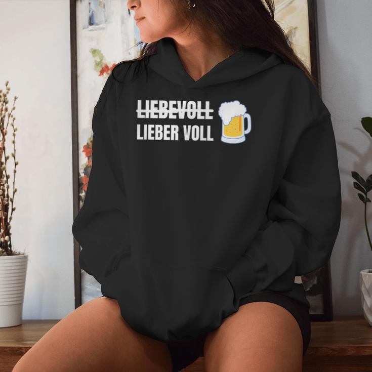 Liebevoll Lieberoll Alcohol And Beer Kapuzenpullover für Damen Geschenke für Sie