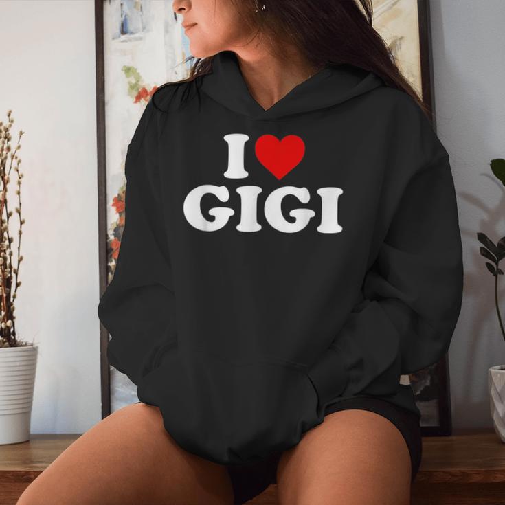 I Love Gigi Kapuzenpullover für Damen Geschenke für Sie