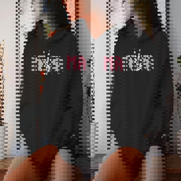 Mama Of The Bad Two The Bone Birthday 2 Years Old Birthday Women Hoodie Gifts for Her