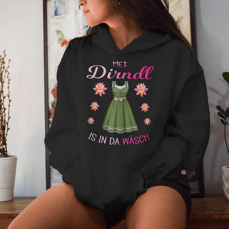 Mei Dirndl Is In Da Wäsch Lausmadl Women's Costume Dirndl Kapuzenpullover für Damen Geschenke für Sie