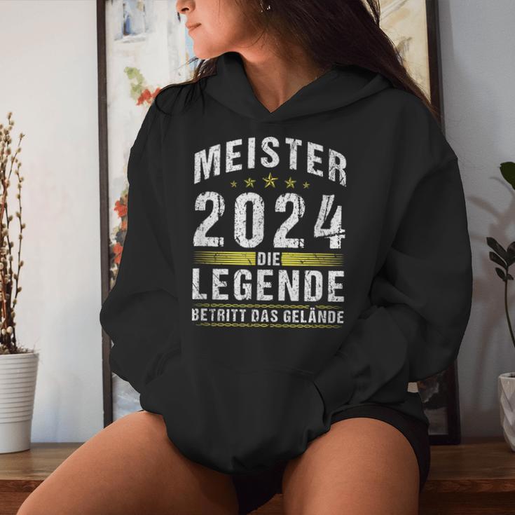 Meister 2024 Die Legende Beetritt Das Gelände Kapuzenpullover für Damen Geschenke für Sie