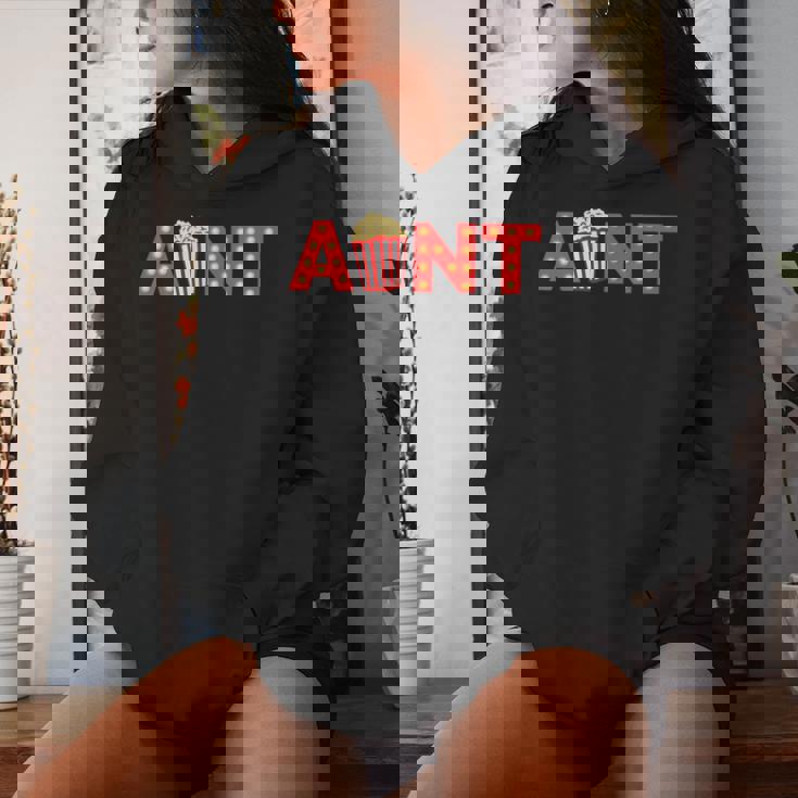Movie Night Party Aunt Movie Theme Birthday Party Matching Women Hoodie Gifts for Her