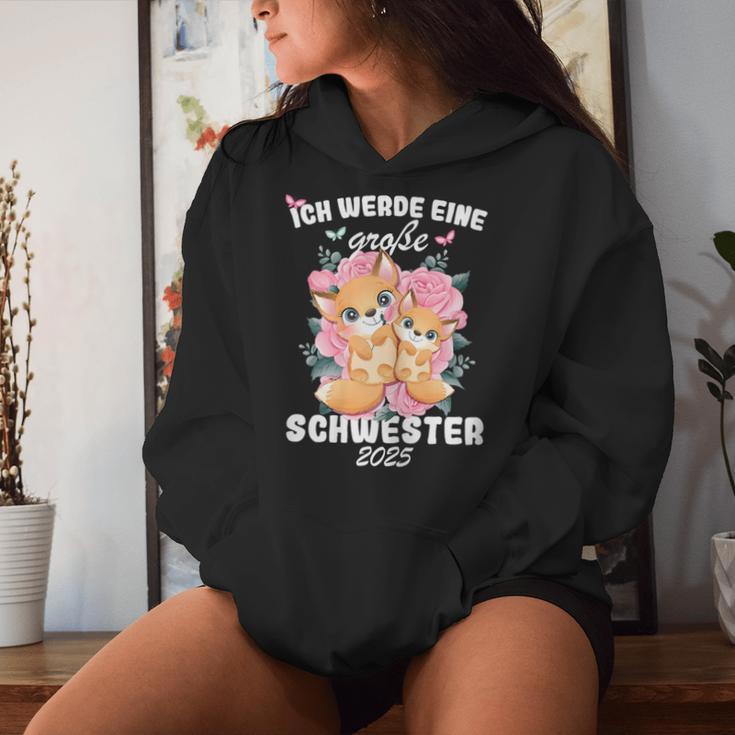 Nachwuchserkunden Ich Werde Große Schwester 2025 Kapuzenpullover für Damen Geschenke für Sie