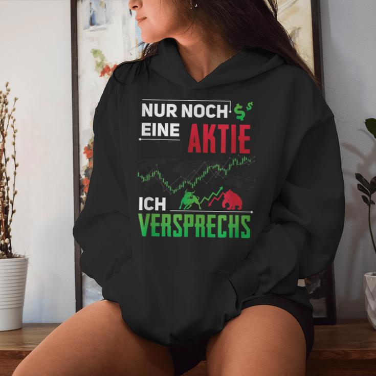 Nur Noch Eine Aktie Icherpromiss Aktien Investor Aktionärs Kapuzenpullover für Damen Geschenke für Sie