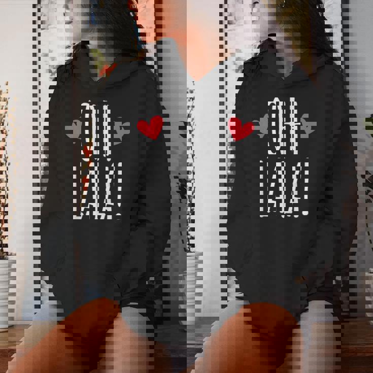 Ohlala France Les Amoureux De Paris Romantique Baisers Sweat à capuche femme Cadeaux pour elle