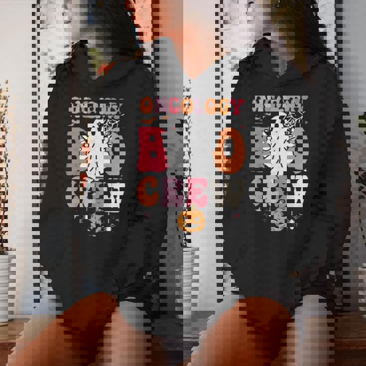 Oncology Boo Crew Ghost Halloween Spooky Costume Nurse Women Hoodie Gifts for Her Oncology Boo Crew Ghost Halloween Spooky Costume Nurse Women Hoodie Gifts for Her