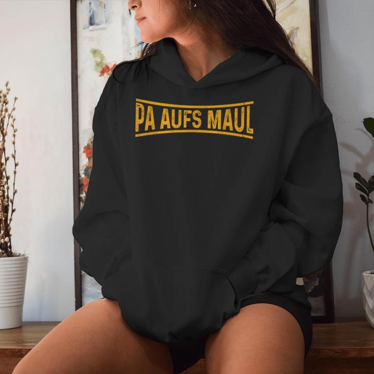 Pa Aufs Maul For And Women Kapuzenpullover für Damen Geschenke für Sie