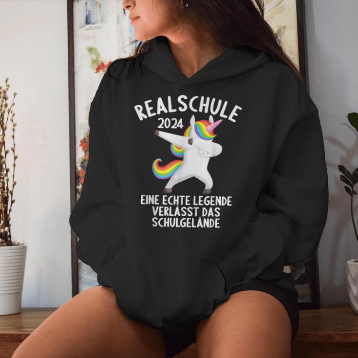 Realschule Bestanden Women's Realschulabschluss 2024 Kapuzenpullover für Damen Geschenke für Sie