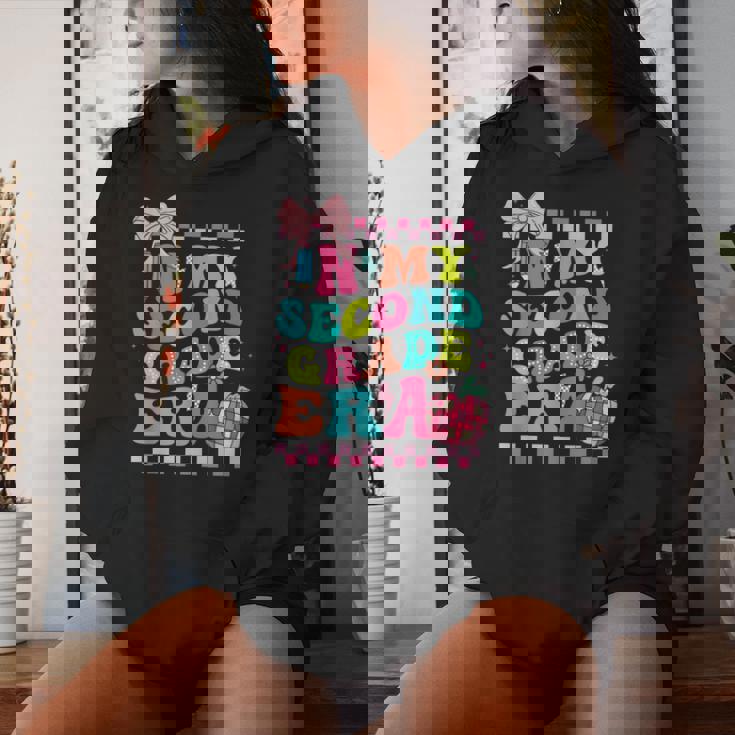 In My Second Grade Era Girl Back To School 2Nd Grade Teacher Women Hoodie Gifts for Her
