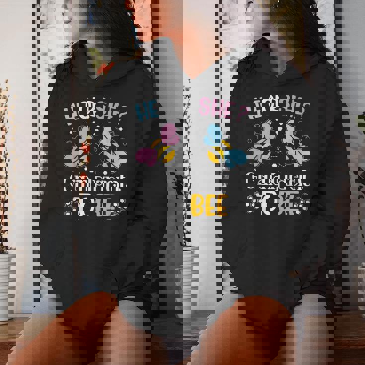 He Or She Grandparent To Bee Gender Reveal Baby Announcement Women Hoodie Gifts for Her