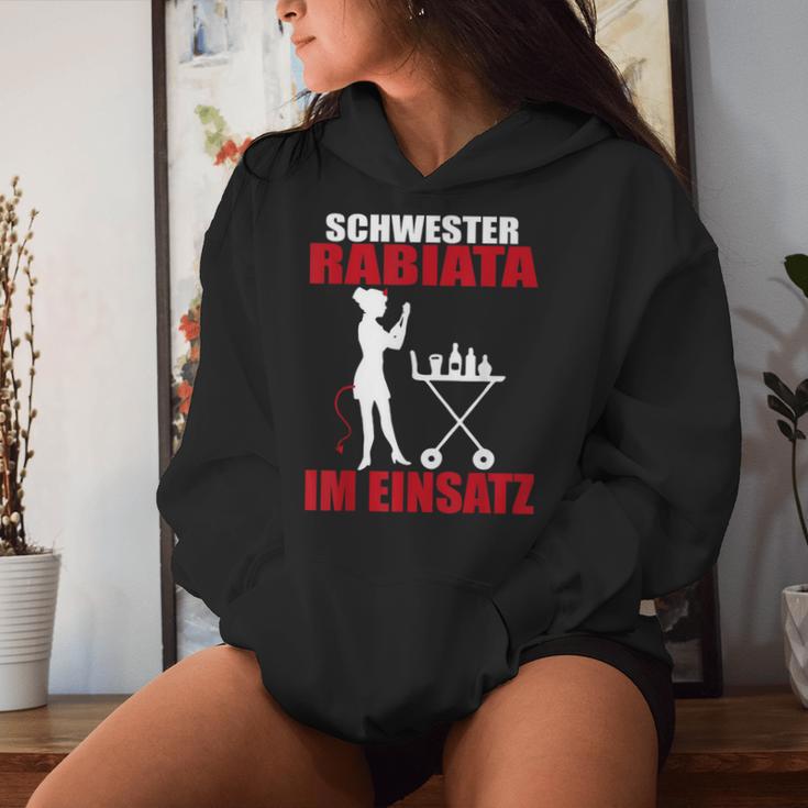 Sister Rabiata In Einatz Nurse Kapuzenpullover für Damen Geschenke für Sie