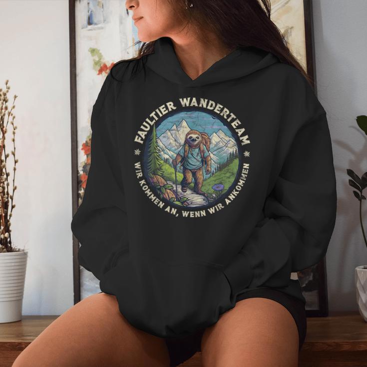 Sloth Hiking Team Mountaineering Trekking Outdoor Hiking Kapuzenpullover für Damen Geschenke für Sie