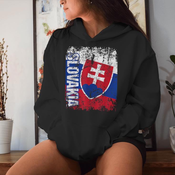 Slowakei Flag Women's Children's Kapuzenpullover für Damen Geschenke für Sie