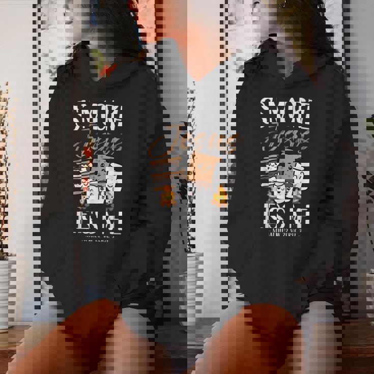 Smore Of Jesus Less Me Christian Camper Church Camping Women Hoodie Gifts for Her