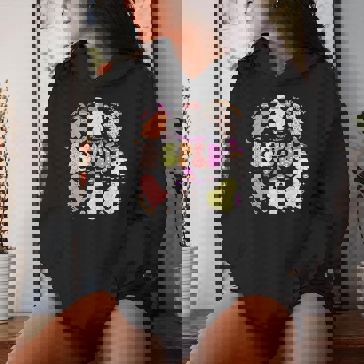 Sped Teacher Halloween Spooky Special Education Team Women Hoodie Gifts for Her