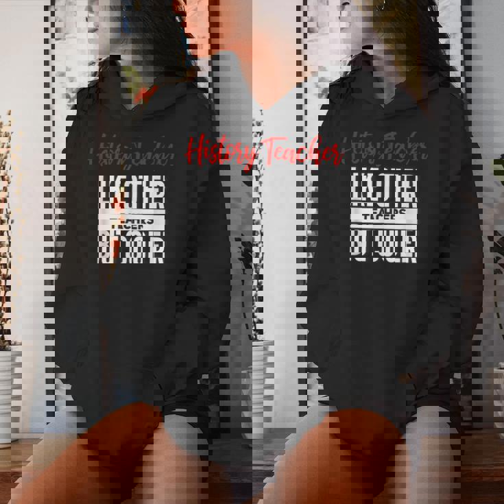 History Teacher History Teacher Es Hombres Sudadera con capucha para mujer Regalos para ella