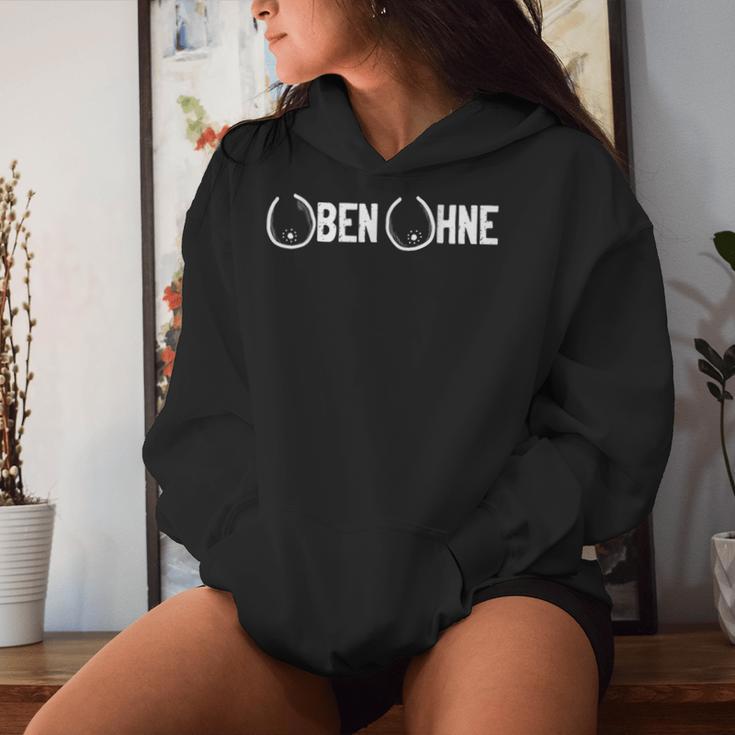 Uben Ohne Ü40 Women's Fun Kapuzenpullover für Damen Geschenke für Sie