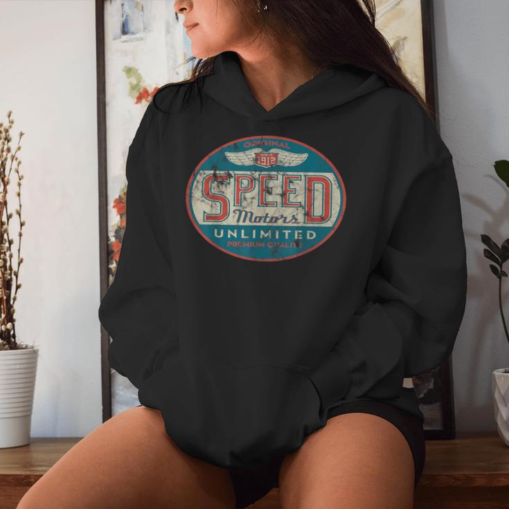 Vintage Speed Motor Distressed For And S Kapuzenpullover für Damen Geschenke für Sie