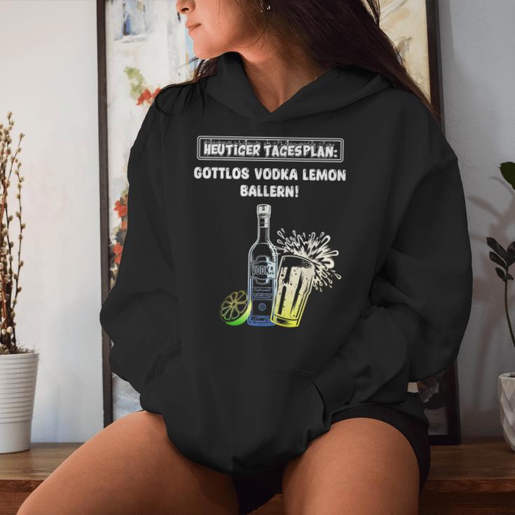 Vodkaodka Lemon Malle Party Kapuzenpullover für Damen Geschenke für Sie