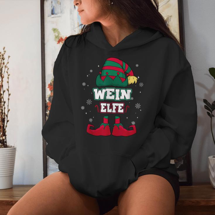 Wine Elf Partner Look Christmas Kapuzenpullover für Damen Geschenke für Sie