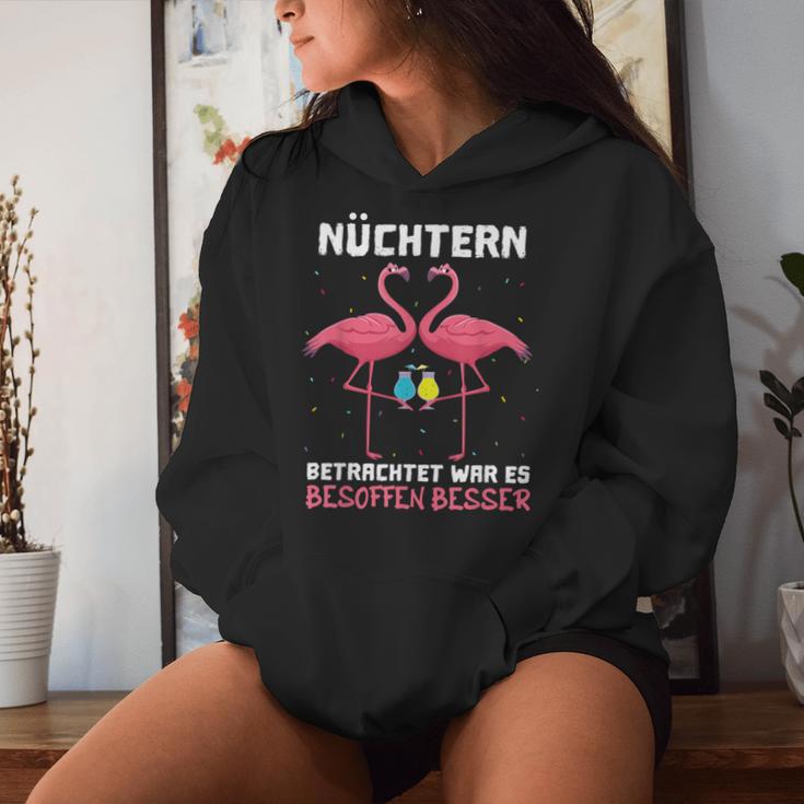 With Wine Sekt Mäds Nüchtern Sichtter War Es Besoffenbesser Kapuzenpullover für Damen Geschenke für Sie