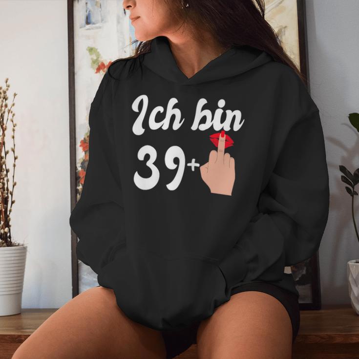 Women's 40Th Birthday 39 Plus Middle Finger 39 Kapuzenpullover für Damen Geschenke für Sie