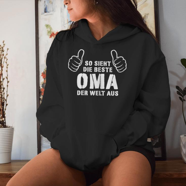 Women's Beste Oma Der Welt Kapuzenpullover für Damen Geschenke für Sie