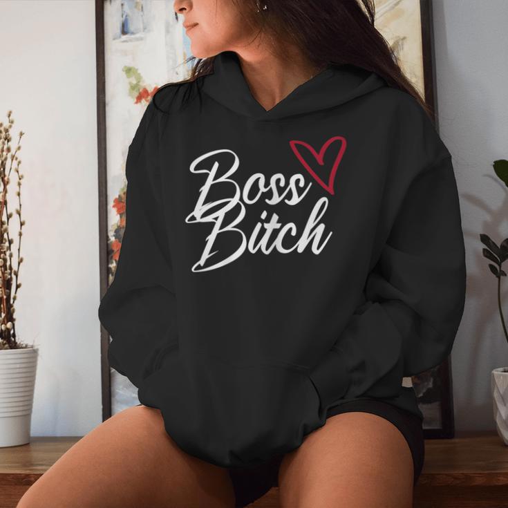 Women's Boss Bitch Feminist Feminism Kapuzenpullover für Damen Geschenke für Sie