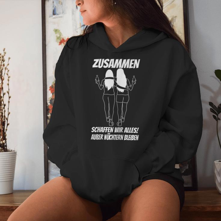 Women's Together Wir Alles Außer Sober Bleiben Kapuzenpullover für Damen Geschenke für Sie