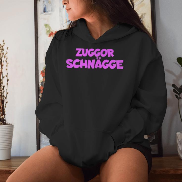 Women's With Zuggorschnägge Zuggorschnägge Motif Kapuzenpullover für Damen Geschenke für Sie