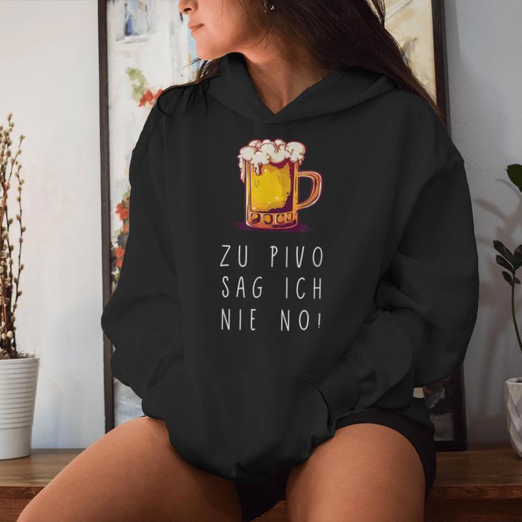 Zu Pivo Sag Ich Nie No Beer Croatian Beer Kapuzenpullover für Damen Geschenke für Sie