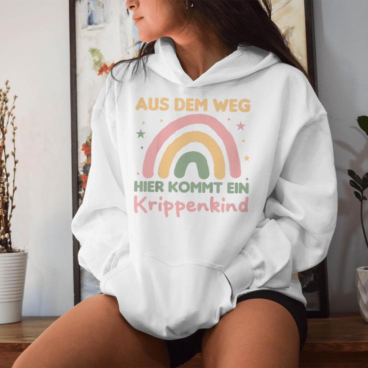 Children's Rainbow Kinder Aus Dem Weg Hier Kommt Ein Krippenkind Kapuzenpullover für Damen Geschenke für Sie