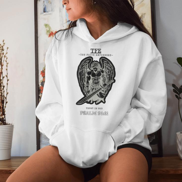 Christen Engel Backprint For And Women Kapuzenpullover für Damen Geschenke für Sie