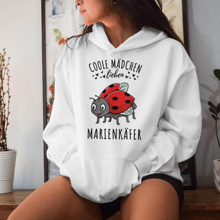 Coole Mädchen Lieben Marienkäfer Geschenk Kapuzenpullover für Damen Geschenke für Sie