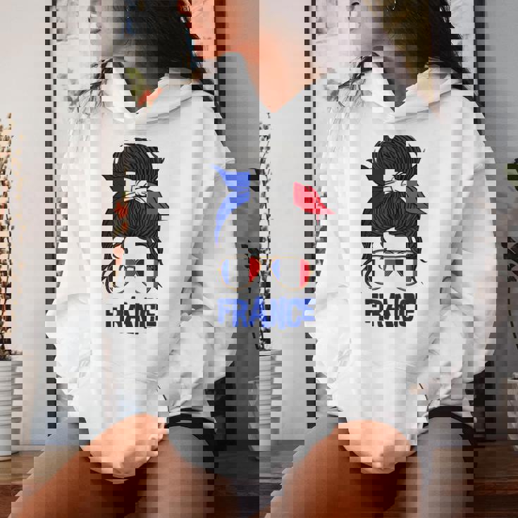 Drapeau France Pour Fille France Pour Sweat à capuche femme Cadeaux pour elle