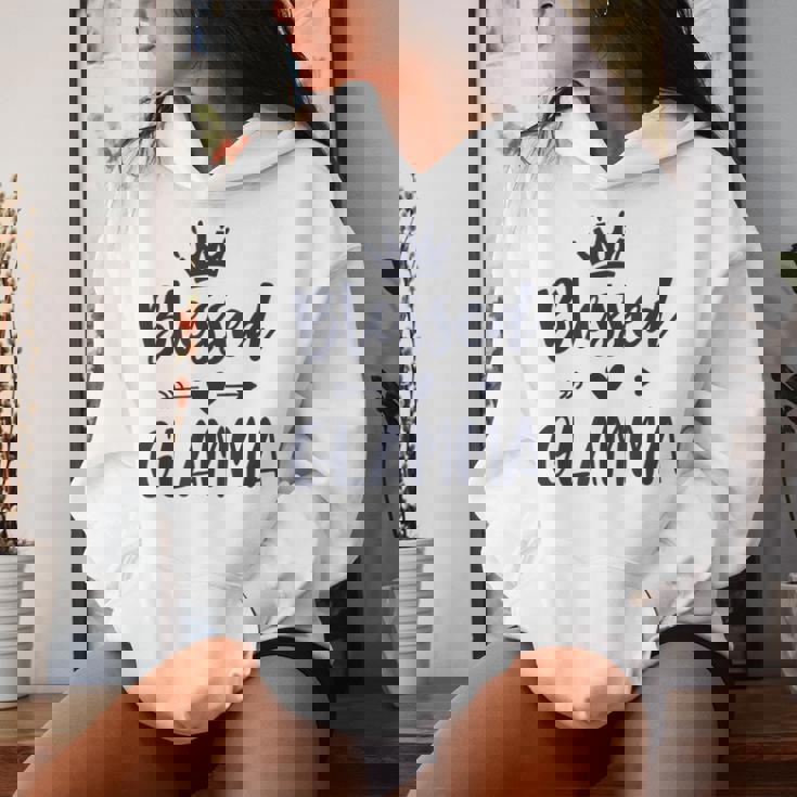 Glamma For Grandma Cute Blessed Glamma Women Hoodie Gifts for Her