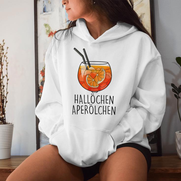 Hallöchen Aperoilchen For And Gray Kapuzenpullover für Damen Geschenke für Sie