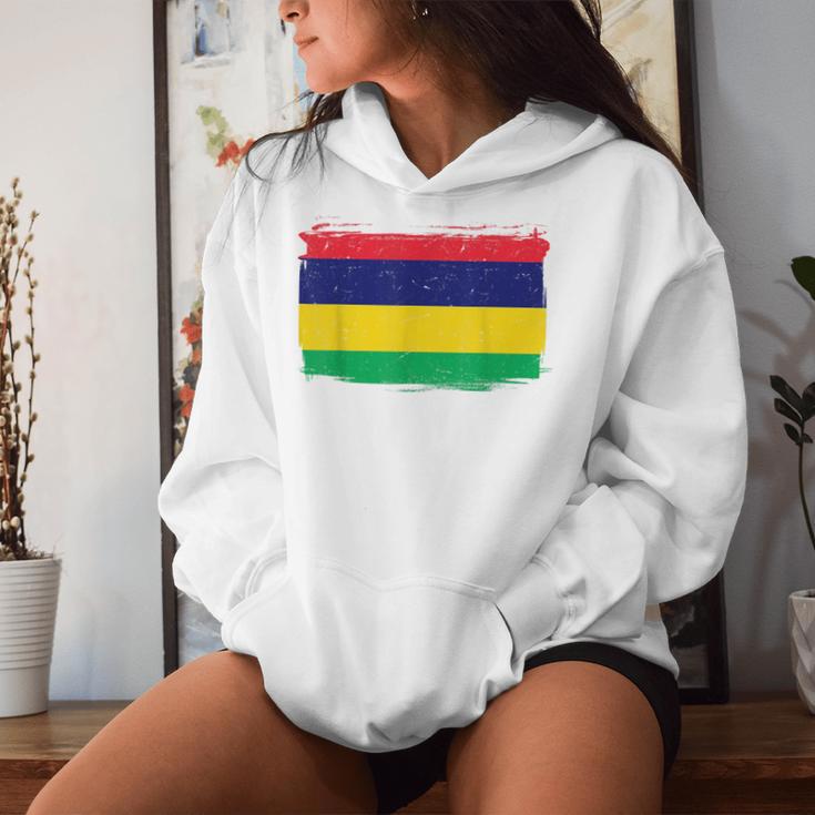 Mauritius Flag Women's Children's Blue Kapuzenpullover für Damen Geschenke für Sie