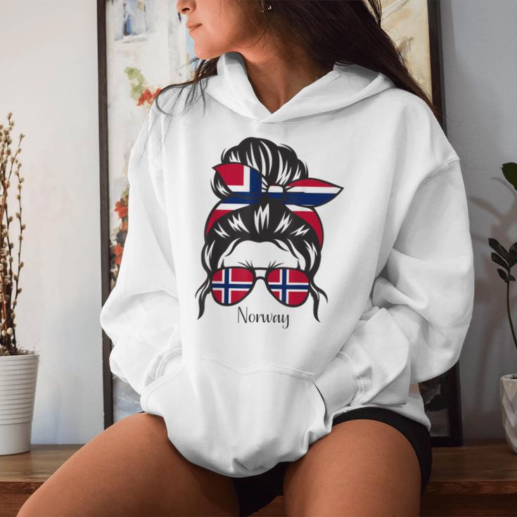 Norwegian Girl Norway Roots Norway Flag Kapuzenpullover für Damen Geschenke für Sie