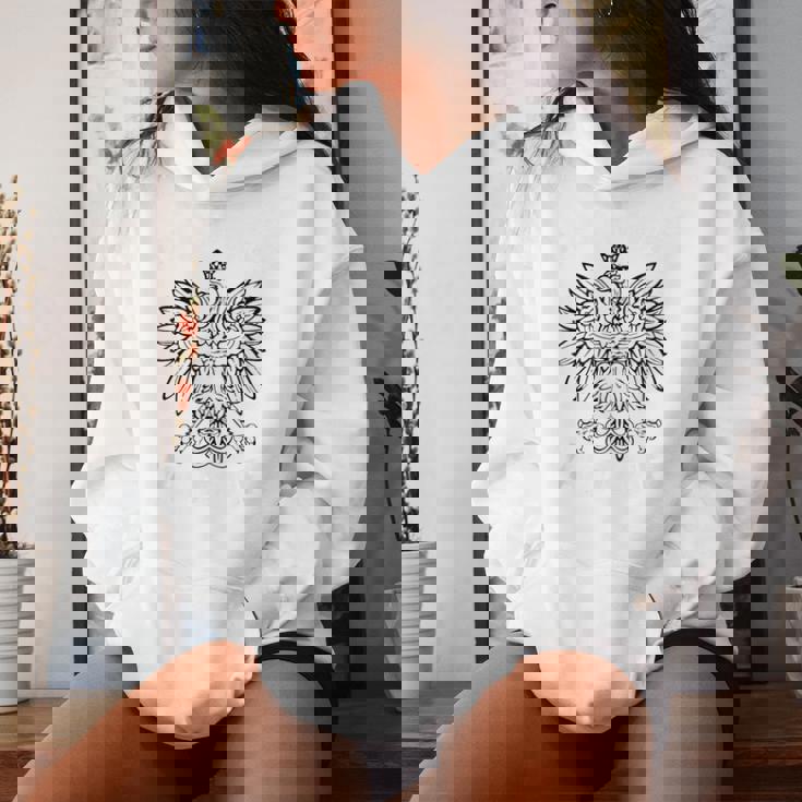 Polish Wife Happy Life Poland Polska Polish Wife Women Hoodie Gifts for Her